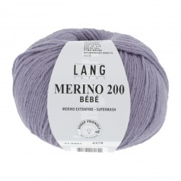 MERINO 200 BÉBÉ - LILA (0407)