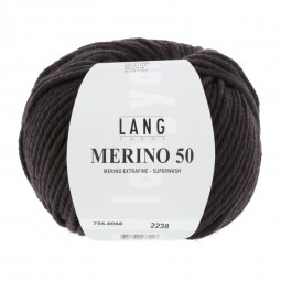 MERINO 50 - DUNKELBRAUN (0068)