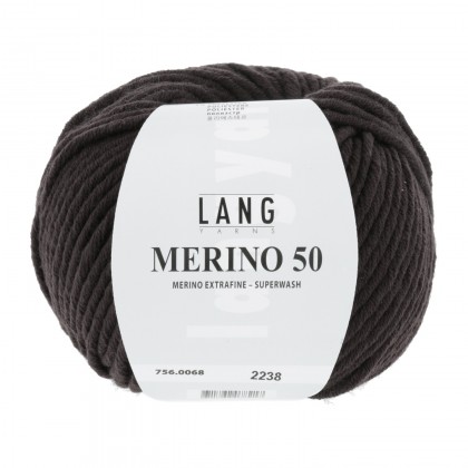 MERINO 50 - DUNKELBRAUN (0068)