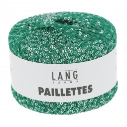 PAILLETTES - TANNENGRÜN/ SILBER (0018)