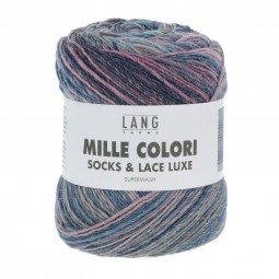 MILLE COLORI SOCKS & LACE LUXE - JEANS (0202)