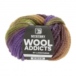 MYSTERY - WOOLADDICTS - BROWN/ LILAC/ OLIVE (0005)