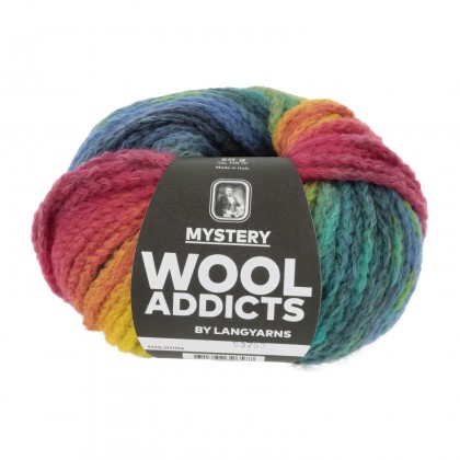 MYSTERY - WOOLADDICTS - YELLOW/ GREEN/ TURQUOISE (0004)