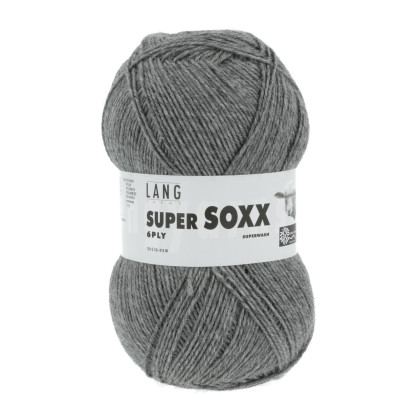 SUPER SOXX 6-FACH/6-PLY - DUNKELGRAU MELANGE (0005)