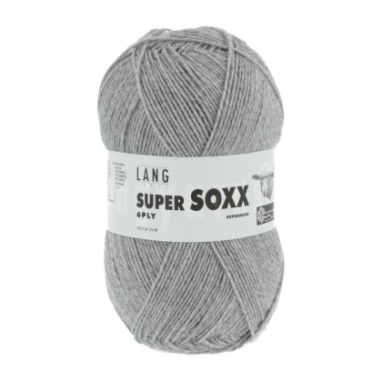 SUPER SOXX 6-FACH/6-PLY - GRAU MELANGE (0003)