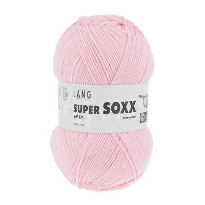 SUPER SOXX 6-FACH/6-PLY - ROSA HELL (0009)