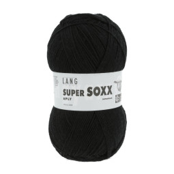 SUPER SOXX 6-FACH/6-PLY - SCHWARZ (0004)