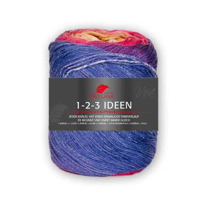 1-2-3 IDEEN - LILA/ PINK (20)
