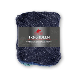 1-2-3 IDEEN - TÜRKIS/ DUNKELBLAU (30)