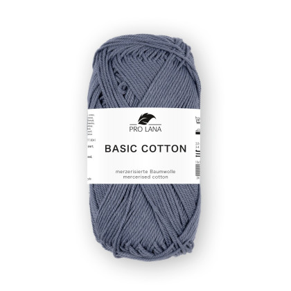 BASIC COTTON - GRAUBLAU (258)