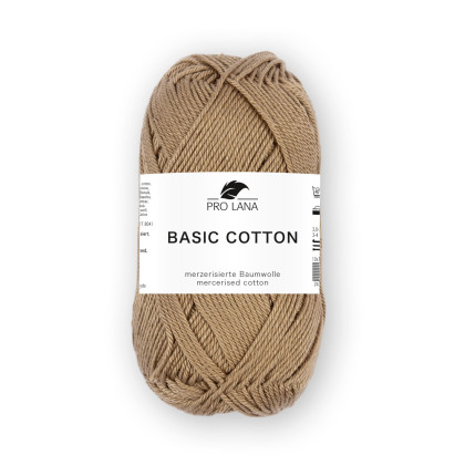 BASIC COTTON - HELLBRAUN (08)