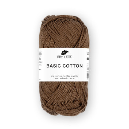 BASIC COTTON - MITTELBRAUN (109)