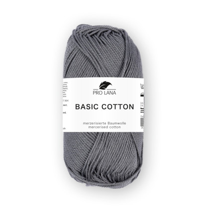 BASIC COTTON - MITTELGRAU (95)