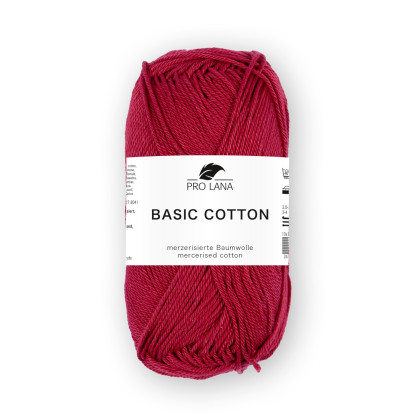 BASIC COTTON - RUBINROT (30)