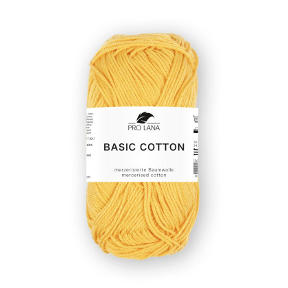 BASIC COTTON - SONNENGELB (122)