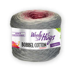 BOBBEL COTTON - Woolly Hugs - GRAU/ BORDEAUX (63)