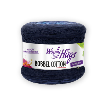 BOBBEL COTTON - Woolly Hugs - TÜRKIS/ DUNKELBLAU (74)