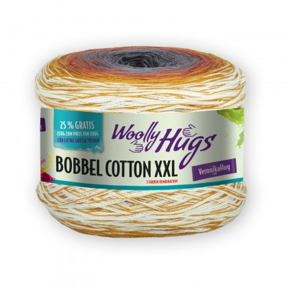 BOBBEL COTTON XXL - Woolly Hugs - CURRY/ GRAU (610)