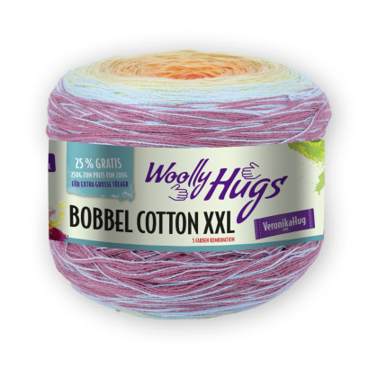 BOBBEL COTTON XXL - Woolly Hugs - MANDARIN/ MINT/ ALTROSÉ (611)