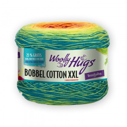 BOBBEL COTTON XXL - Woolly Hugs - RAINBOW (606)