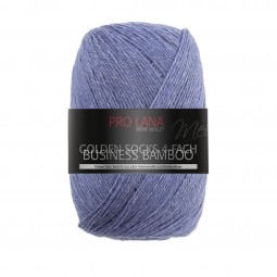 BUSINESS BAMBOO - GOLDEN SOCKS - MITTELBLAU MELIERT (502)