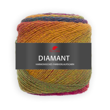 DIAMANT - GRÜN/ GELB/ WEINROT (95)