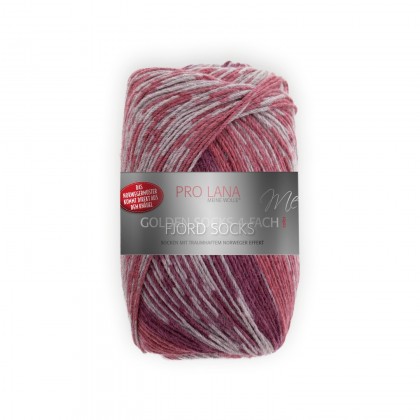 FJORD SOCKS - GOLDEN SOCKS - BEERE COLOR (193)