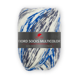 FJORD SOCKS MULTICOLOR - BLAU/ GRAU (483)