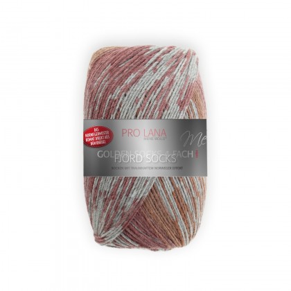 FJORD SOCKS - GOLDEN SOCKS - TERRACOTTA COLOR (195)
