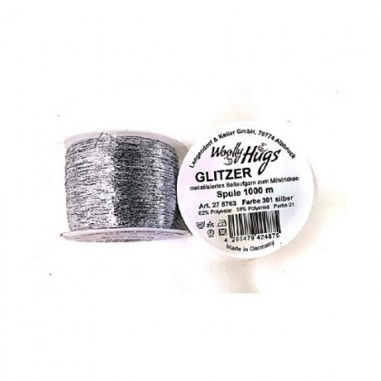 GLITZER - Woolly Hugs - SILBER (301)