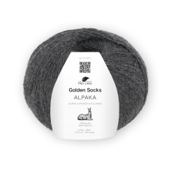GOLDEN SOCKS ALPAKA - DUNKELGRAU MELIERT (95)