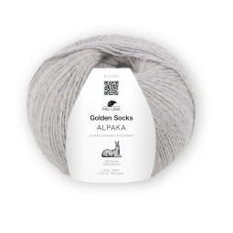 GOLDEN SOCKS ALPAKA - HELLGRAU MELIERT (91)