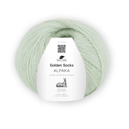 GOLDEN SOCKS ALPAKA - MINT (61)