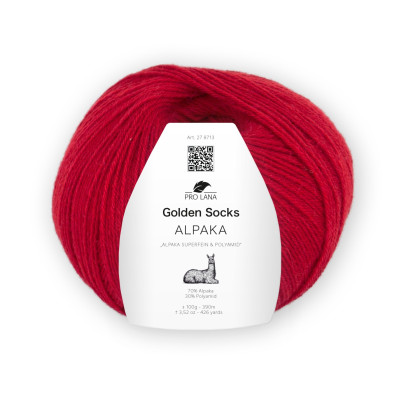 GOLDEN SOCKS ALPAKA - ROT (31)