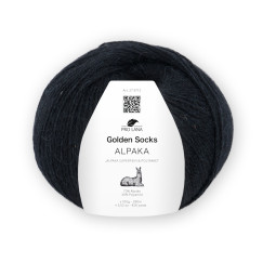 GOLDEN SOCKS ALPAKA - SCHWARZ (99)