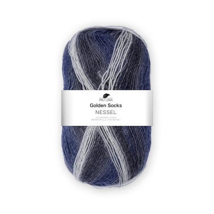 GOLDEN SOCKS NESSEL - GRAU/ BLAU (82)