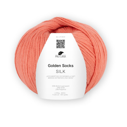 GOLDEN SOCKS SILK - KORALLE (25)