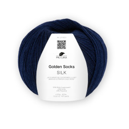 GOLDEN SOCKS SILK - MARINE (50)