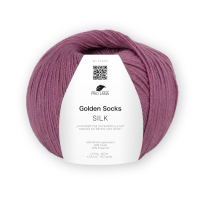 GOLDEN SOCKS SILK - PFLAUME (44)