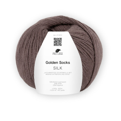 GOLDEN SOCKS SILK - SCHLAMM (10)