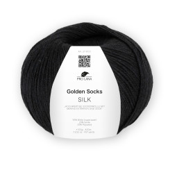 GOLDEN SOCKS SILK - SCHWARZ (99)