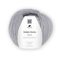 GOLDEN SOCKS SILK - SILBER (90)