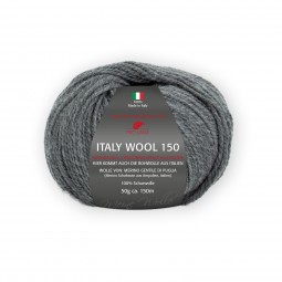 ITALY WOOL 150 - DUNKELGRAU MELIERT (195)
