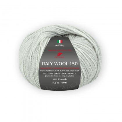 ITALY WOOL 150 - HELLGRAU MELIERT (191)