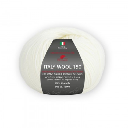 ITALY WOOL 150 - WEISS (101)