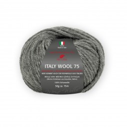 ITALY WOOL 75 - DUNKELGRAU MELIERT (295)
