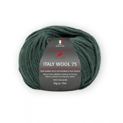 ITALY WOOL 75 - DUNKELGRÜN (268)