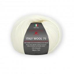 ITALY WOOL 75 - WEISS (201)