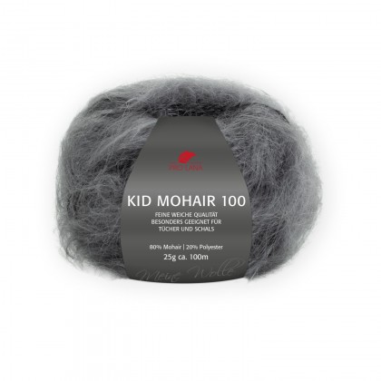 KID MOHAIR 100 - ANTHRAZIT (96)
