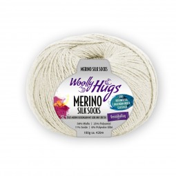 MERINO SILK SOCKS - Woolly Hugs - HELLBEIGE (205)